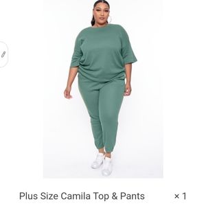 New curvy jogger outfit